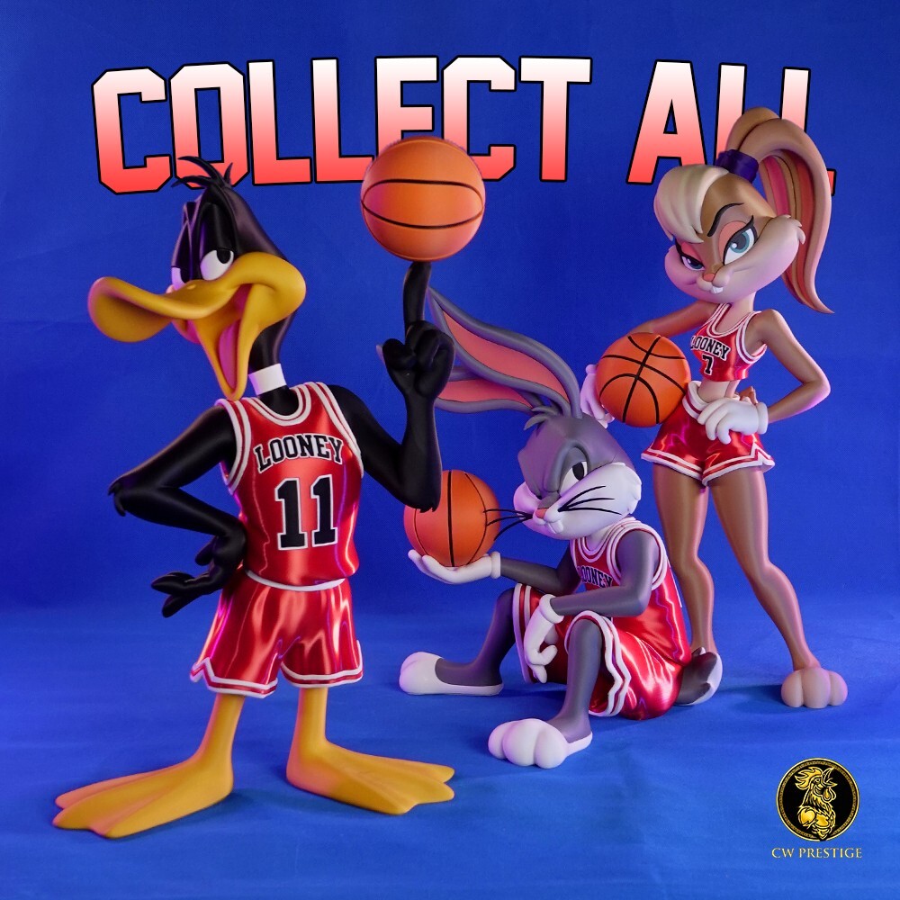 Looney Tunes x Chicago Bulls – Daffy Duck Basketball Figure