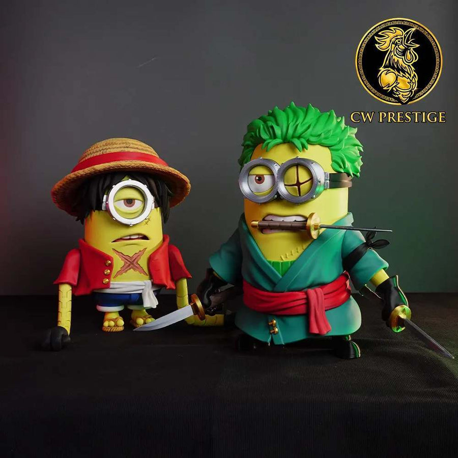 Minion Zoro Edition Fan Art Figure | 11.8-Inch 3D Printed Statue