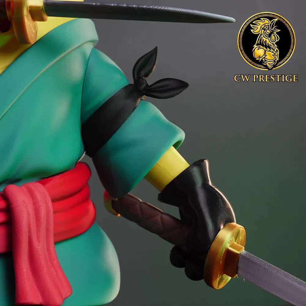 Minion Zoro Edition Fan Art Figure | 11.8-Inch 3D Printed Statue