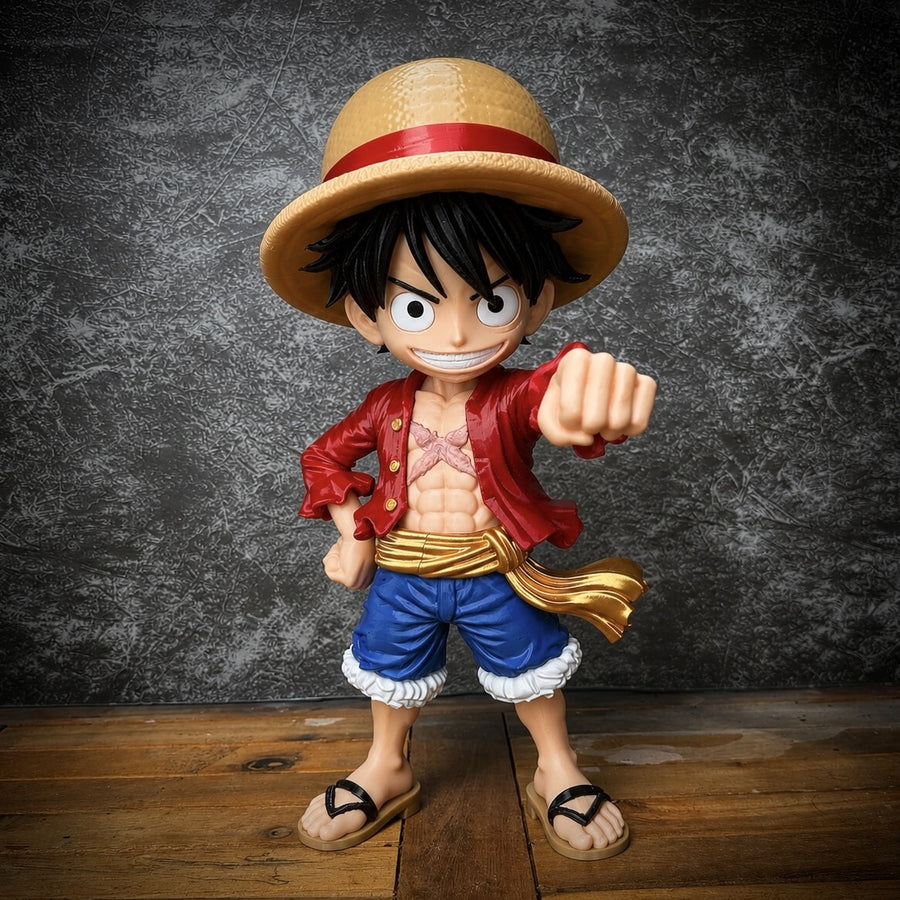 Luffy Inspired Fan Art Figure | 30cm 3D Printed Statue