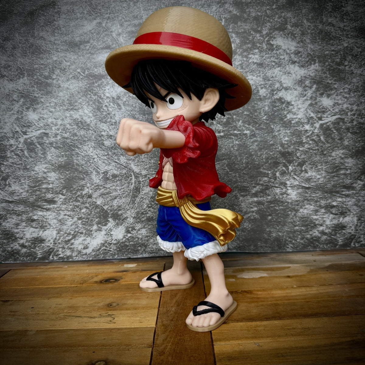 Luffy Inspired Fan Art Figure | 30cm 3D Printed Statue