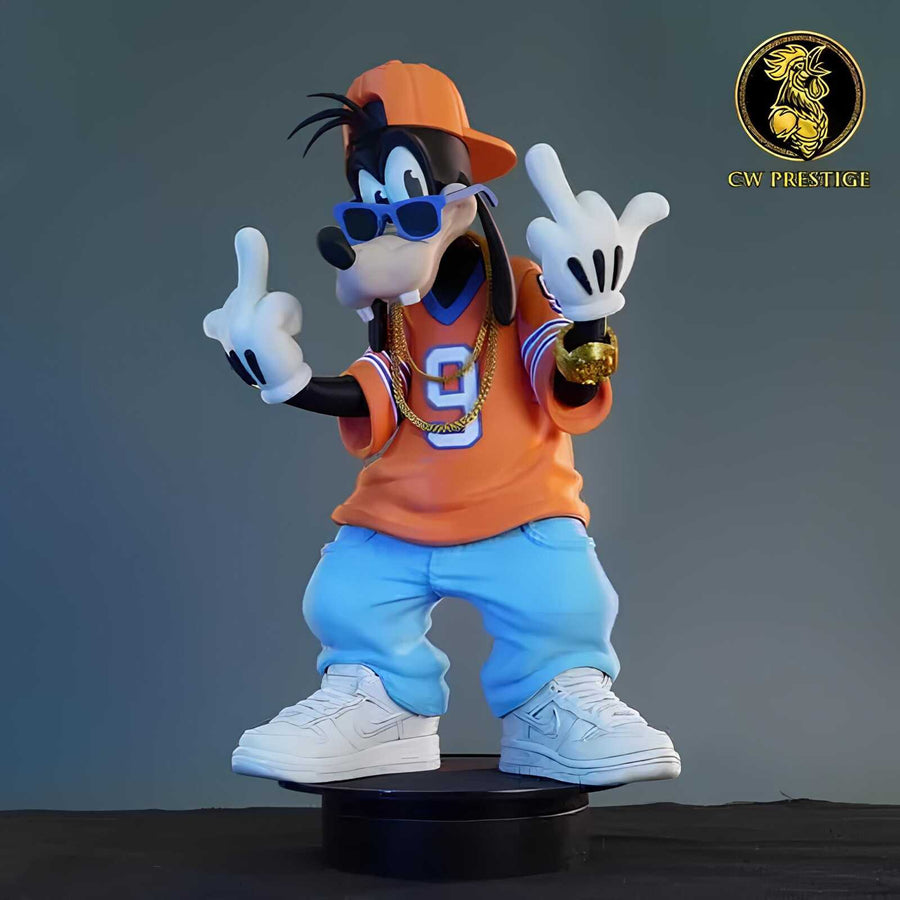 Goofy Urban Streetwear Figure – Hip Hop Designer Collectible Statue