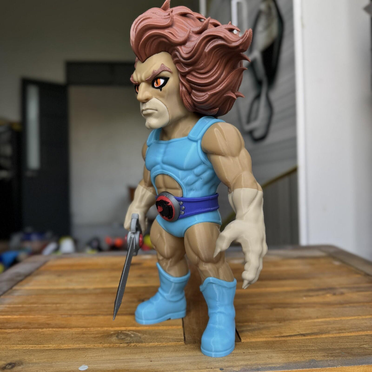 Lion-O Fan Art 3D Printed Statue
