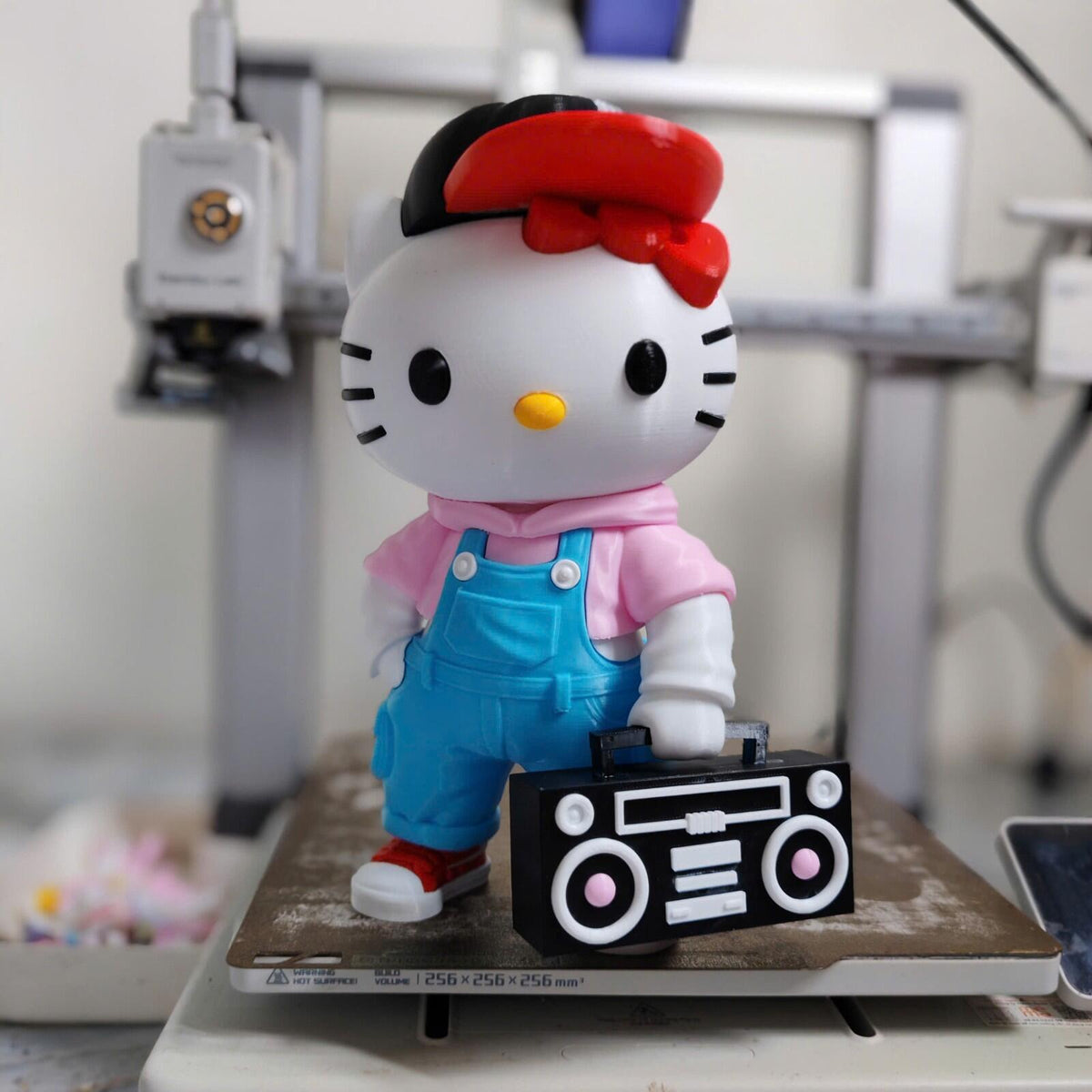 HELLO KITTY Urban Vibes – Fan Art 3D Printed Collectible