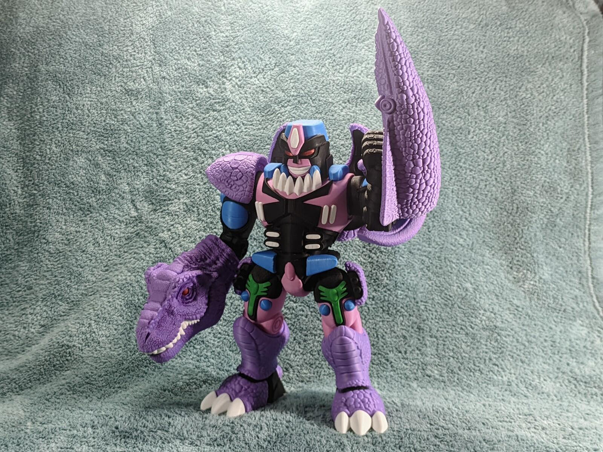 Chibi Mechanical T-Rex Warrior | Beast-Style Robot Figure | Transformers
