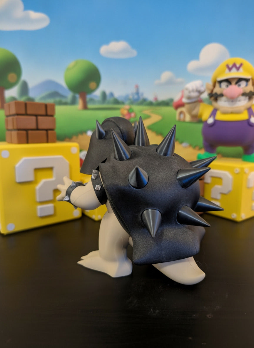 Dark Side Bowser 3D Printed Figure | Mario Inspired Villain Statue