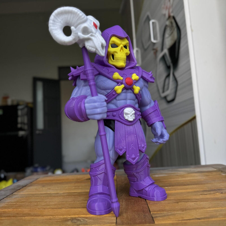 Skeletor Fan Art 3D Printed Statue