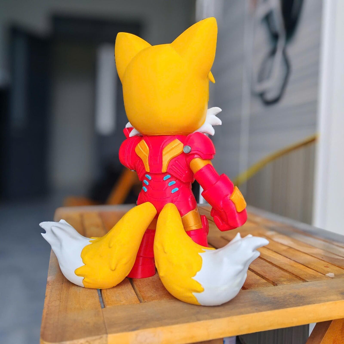 IRON TAILS – Tails × Iron Man Fan Art 3D Printed Collectible