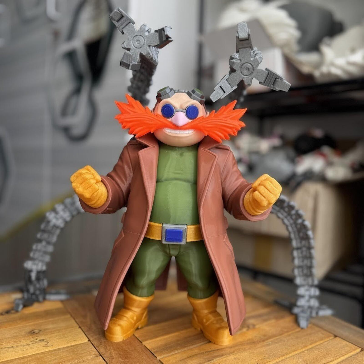 🤖 DR. EGGTOPUS – Chibi Mecha Crossover Fan Art Figure