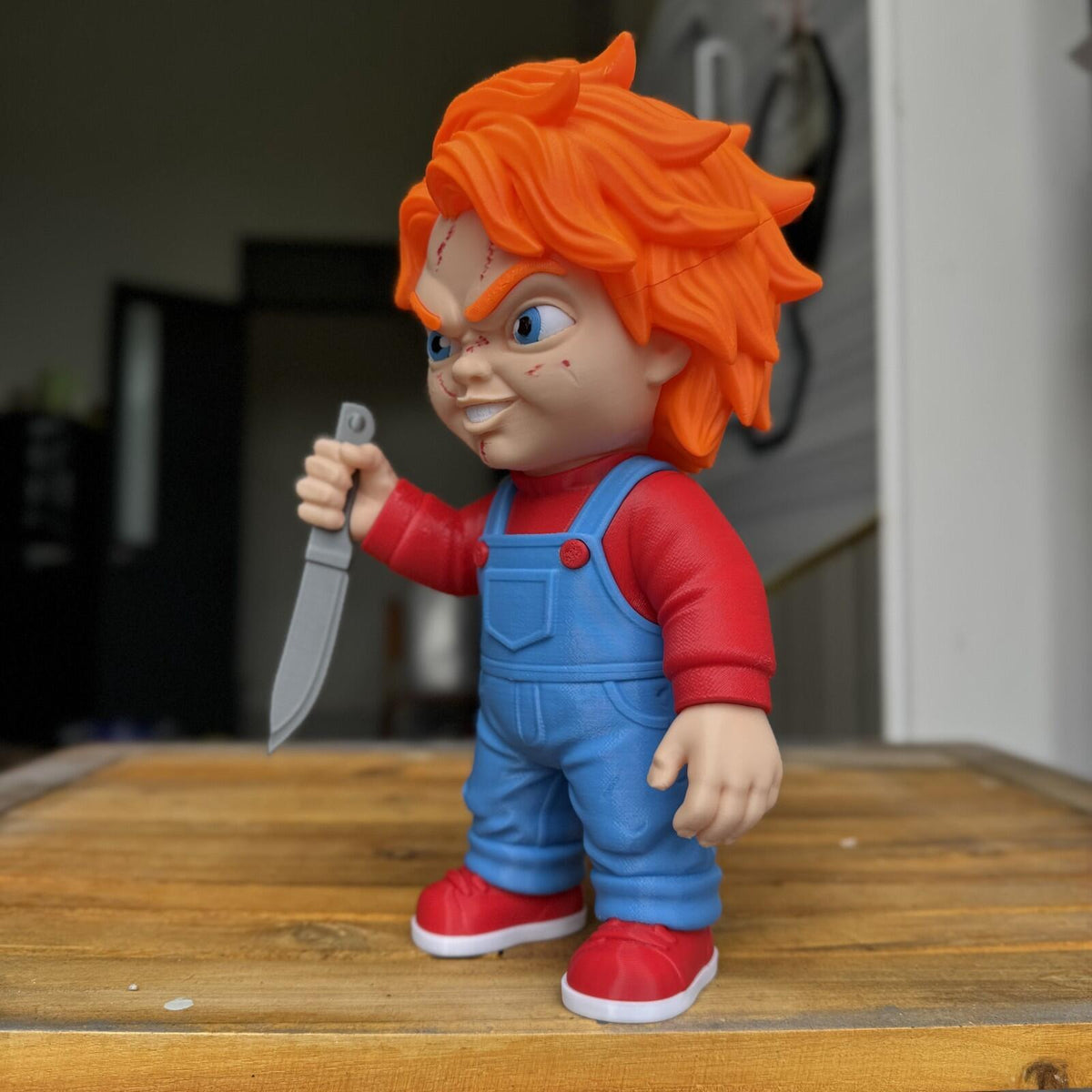 Chucky Fan Art 3D Printed Horror Statue