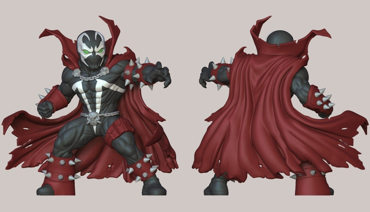 Spawn-Inspired Dark Anti-Hero Figure | Comic Fan Art Collectible