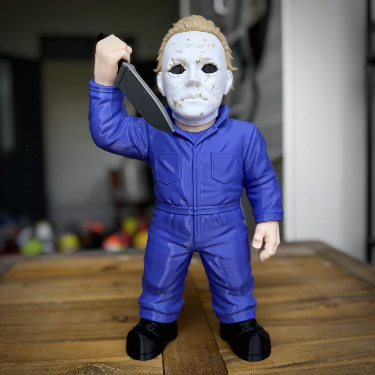 Michael Myers Fan Art 3D Printed Horror Statue
