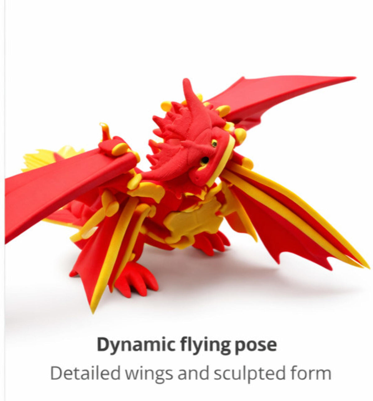 Swift Winged Dragon – 3D Printed Fantasy Figure