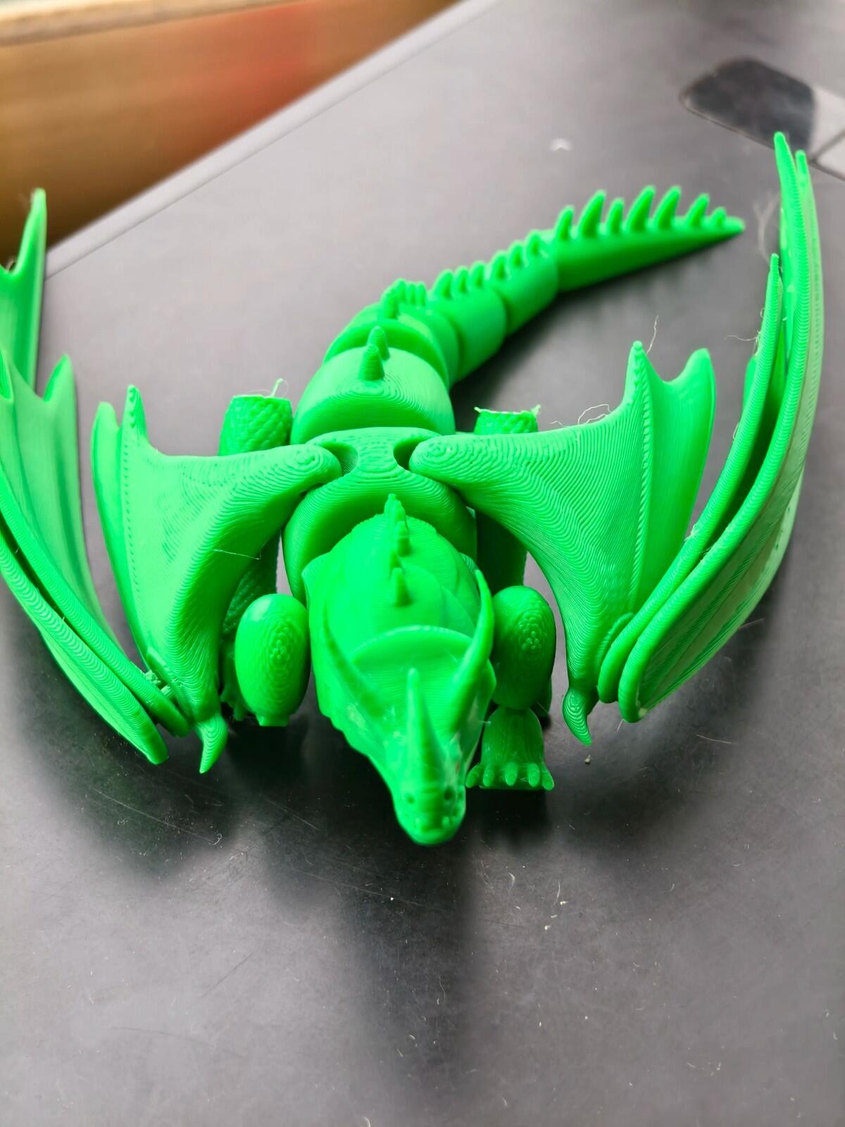 Heavy Armored Dragon – 3D Printed Fantasy Figure