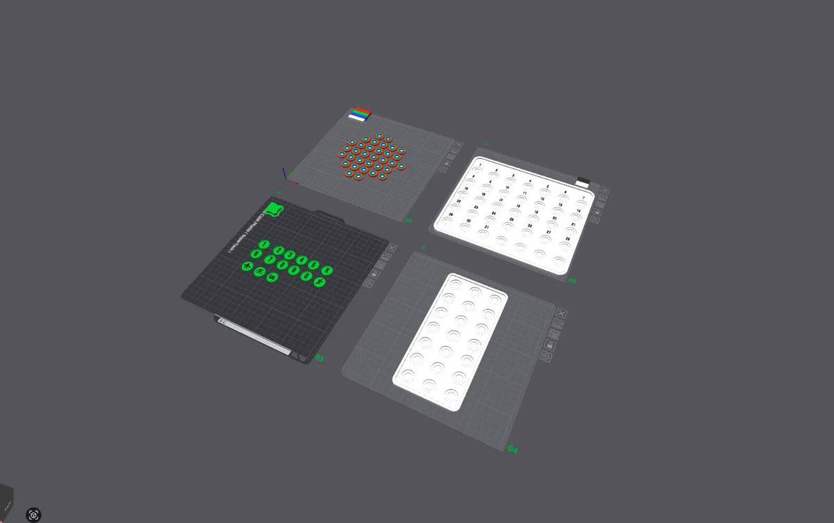 Magnetic Fitness Calendar – 3D Printed Workout Tracker / Gym Motivation Board