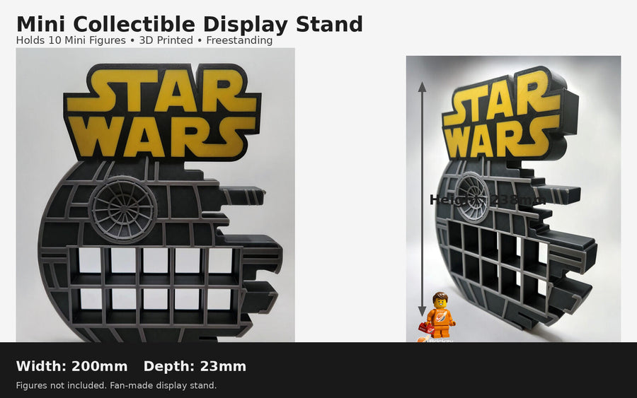 Star Wars Mini Collectible Display Stand (3D Printed)