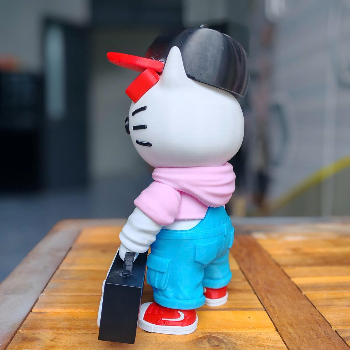 HELLO KITTY Urban Vibes – Fan Art 3D Printed Collectible