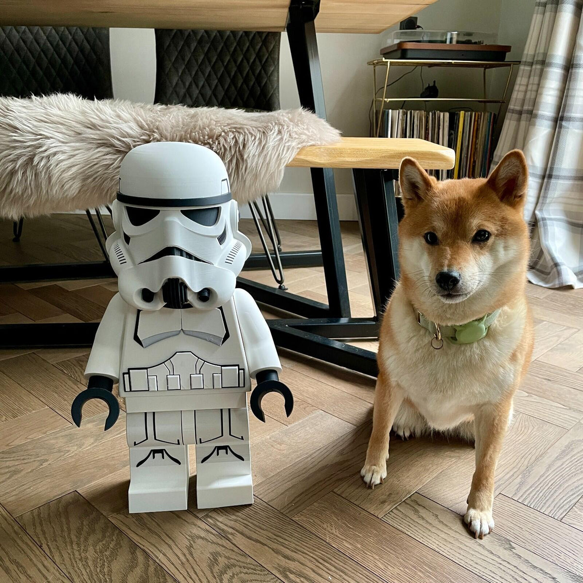 3D Print HUGE Star Wars STORMTROOPER XL Brick Fig – 20 Inch / Lego Inspired