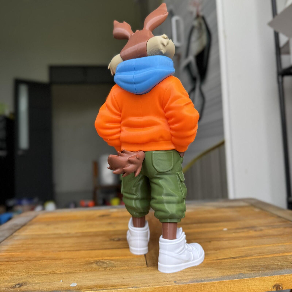 Wile E. Coyote Urban Vibes Fan Art 3D Printed Statue