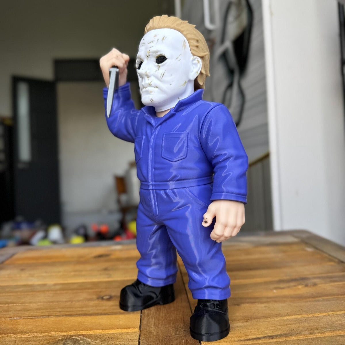 Michael Myers Fan Art 3D Printed Horror Statue