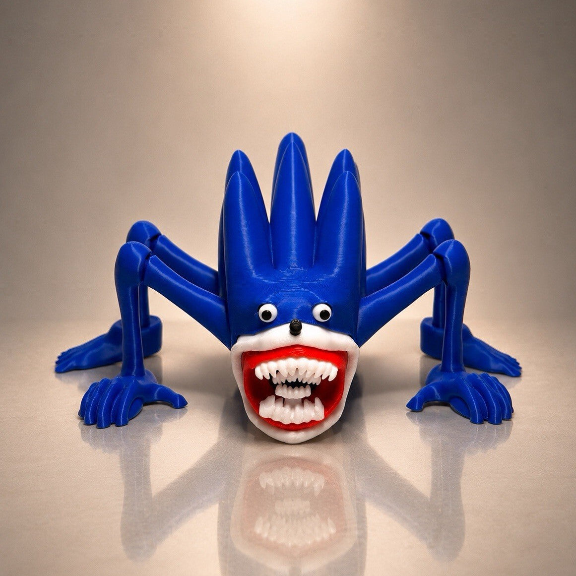 Sonic the Blue Hedgehog  3D Printed Action Figure