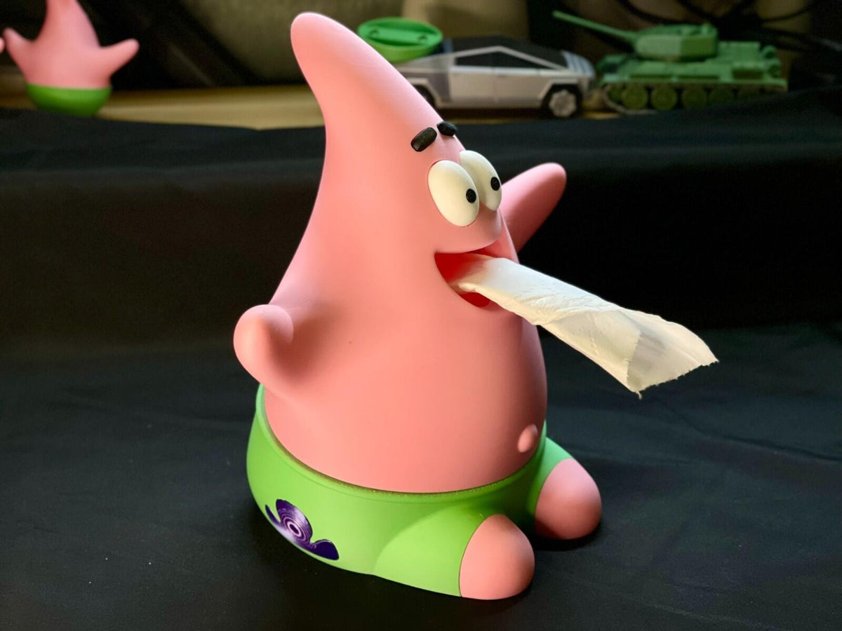 Patrick Star Tissue Box Holder – Cute SpongeBob Decorative Case for Home/Office