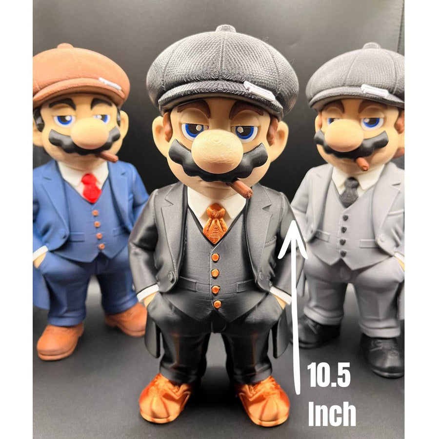 Shelby Inspired Mario - 3d Printed Collectible