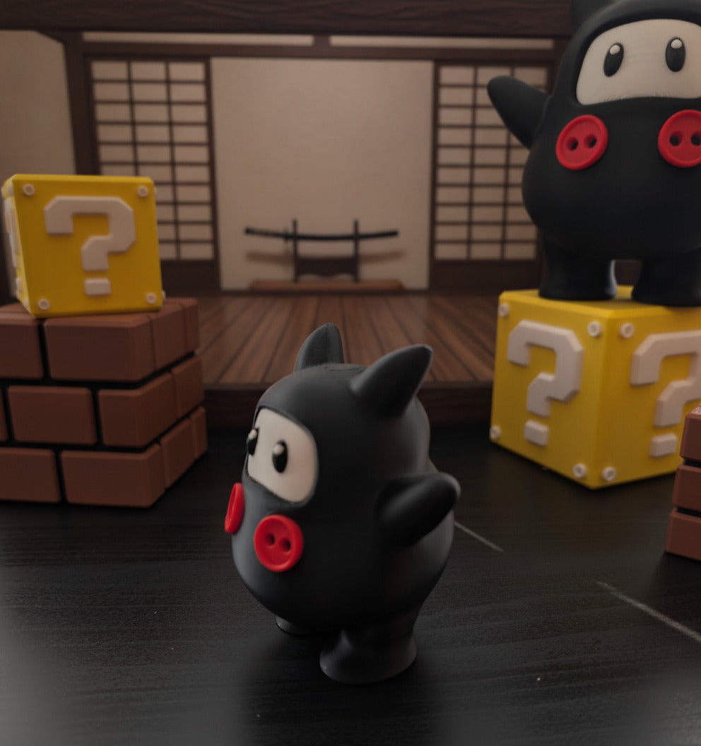 Ninji Figure – Mario-Inspired Collectible | Cute & Stealthy Ninja!