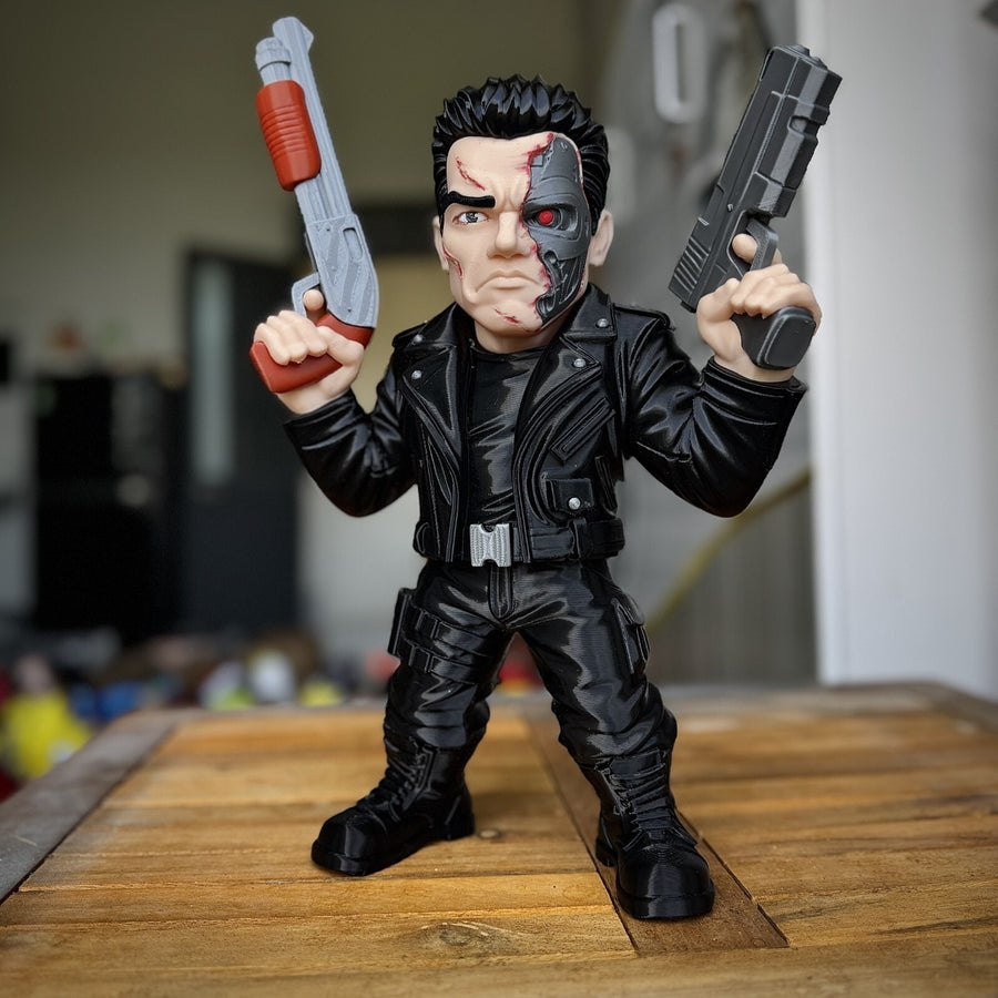 Terminator T-800 Fan Art 3D Printed Statue